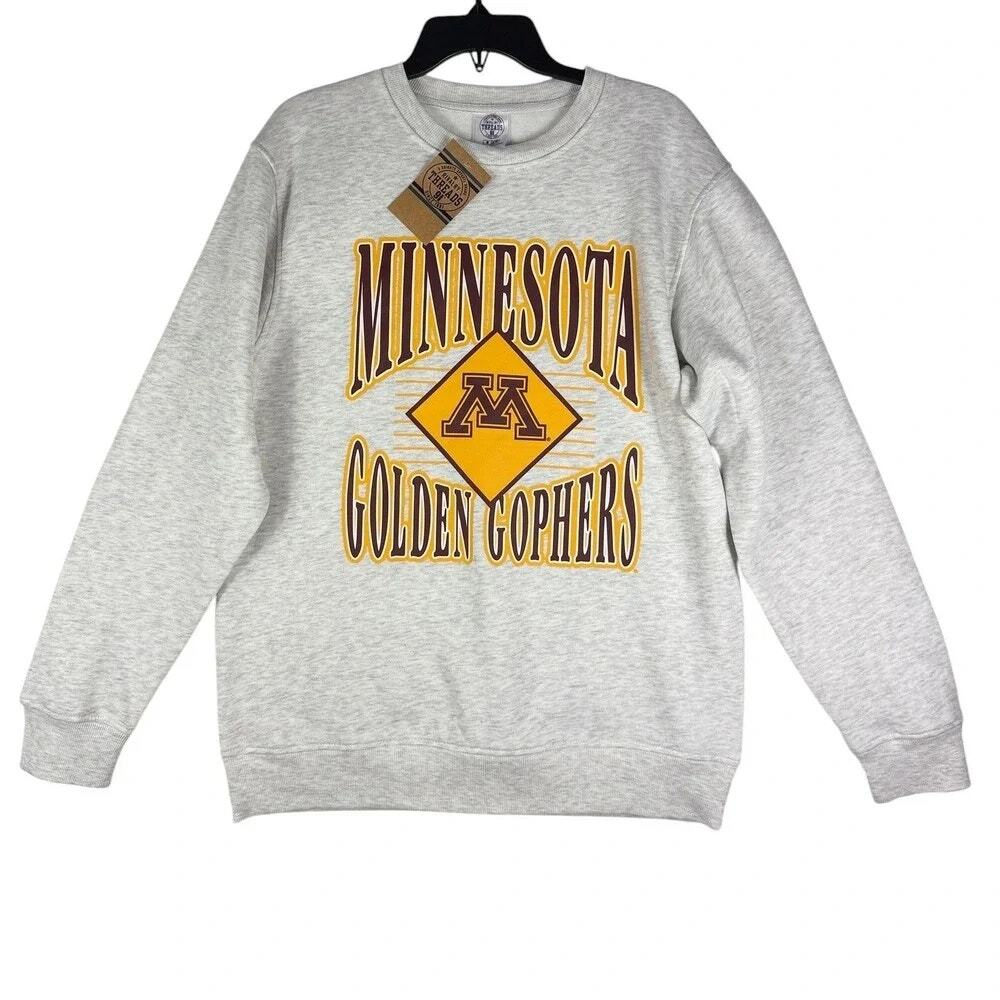 NWT Rivalry Threads Gray Minnesota Golden Gophers Sweatshirt Women's Size Medium